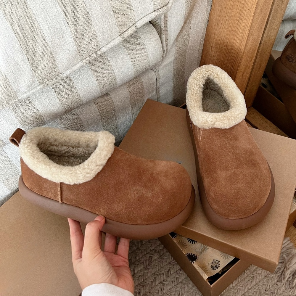 Women's new velvet warm Birken shoes snow boots