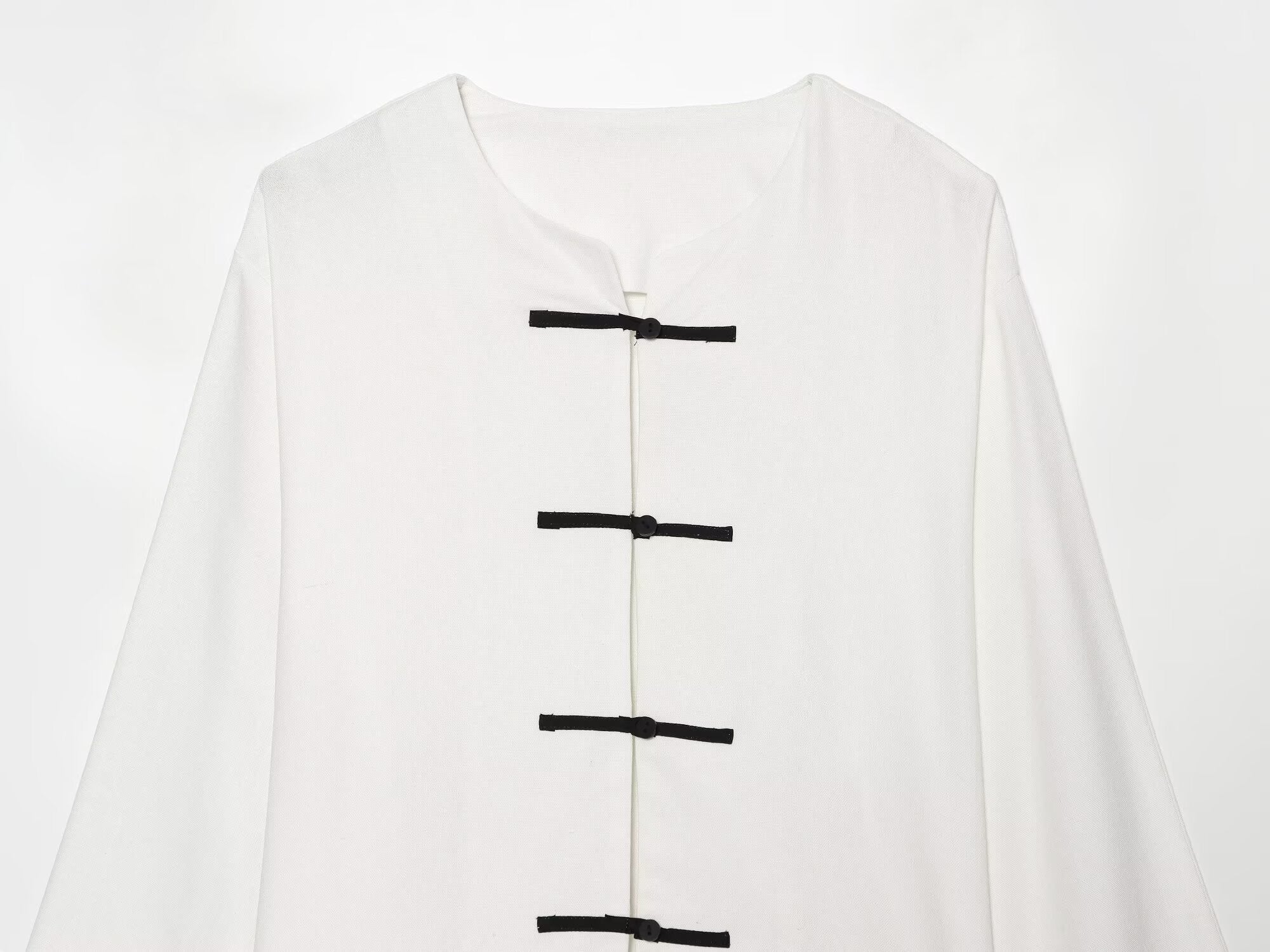 Women's New Chinese style Linen Blended Shirt