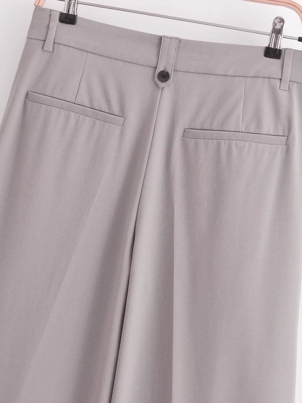 Women's loose double pleated casual pants