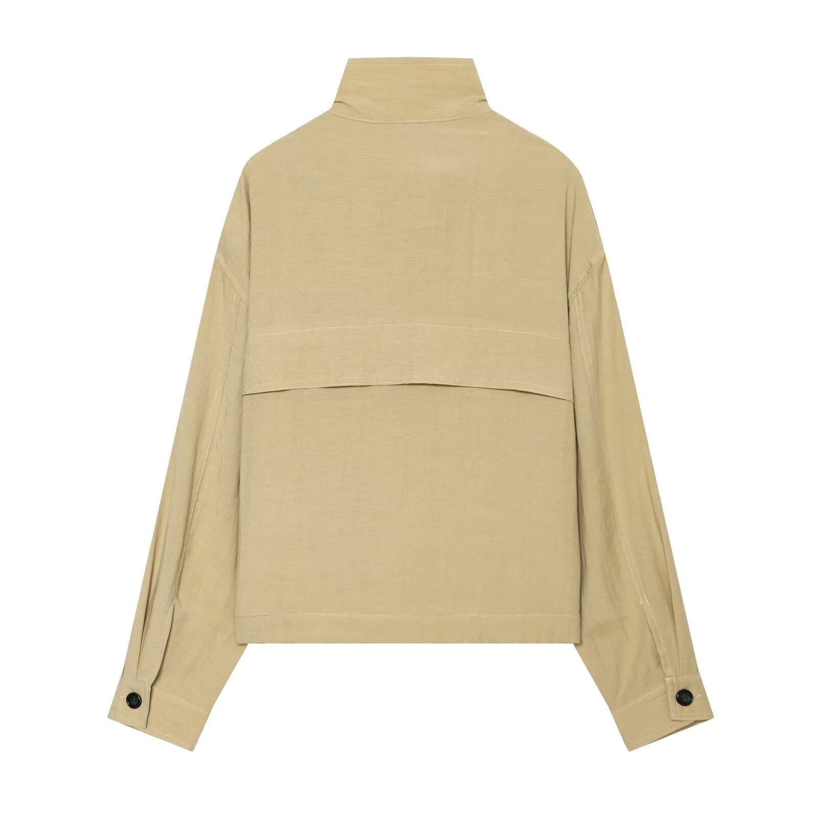 Women's casual lace up pilot jacket Coat