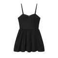 Women's strapless suspender puffy dress