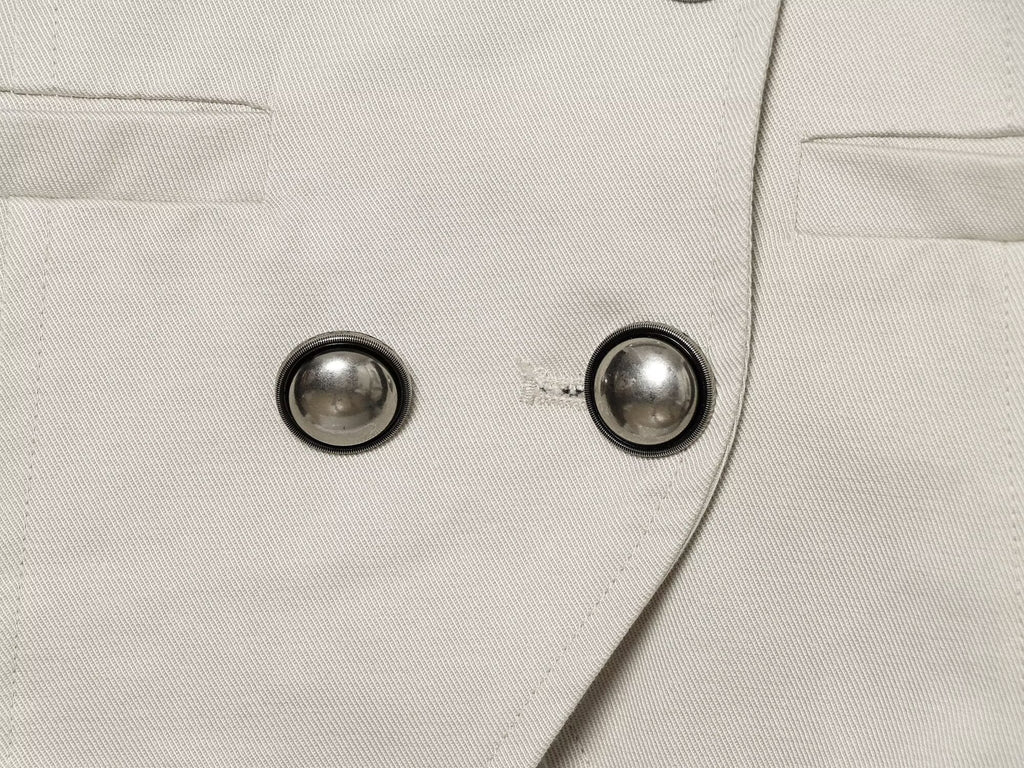 Women's slim stand collar double breasted jacket
