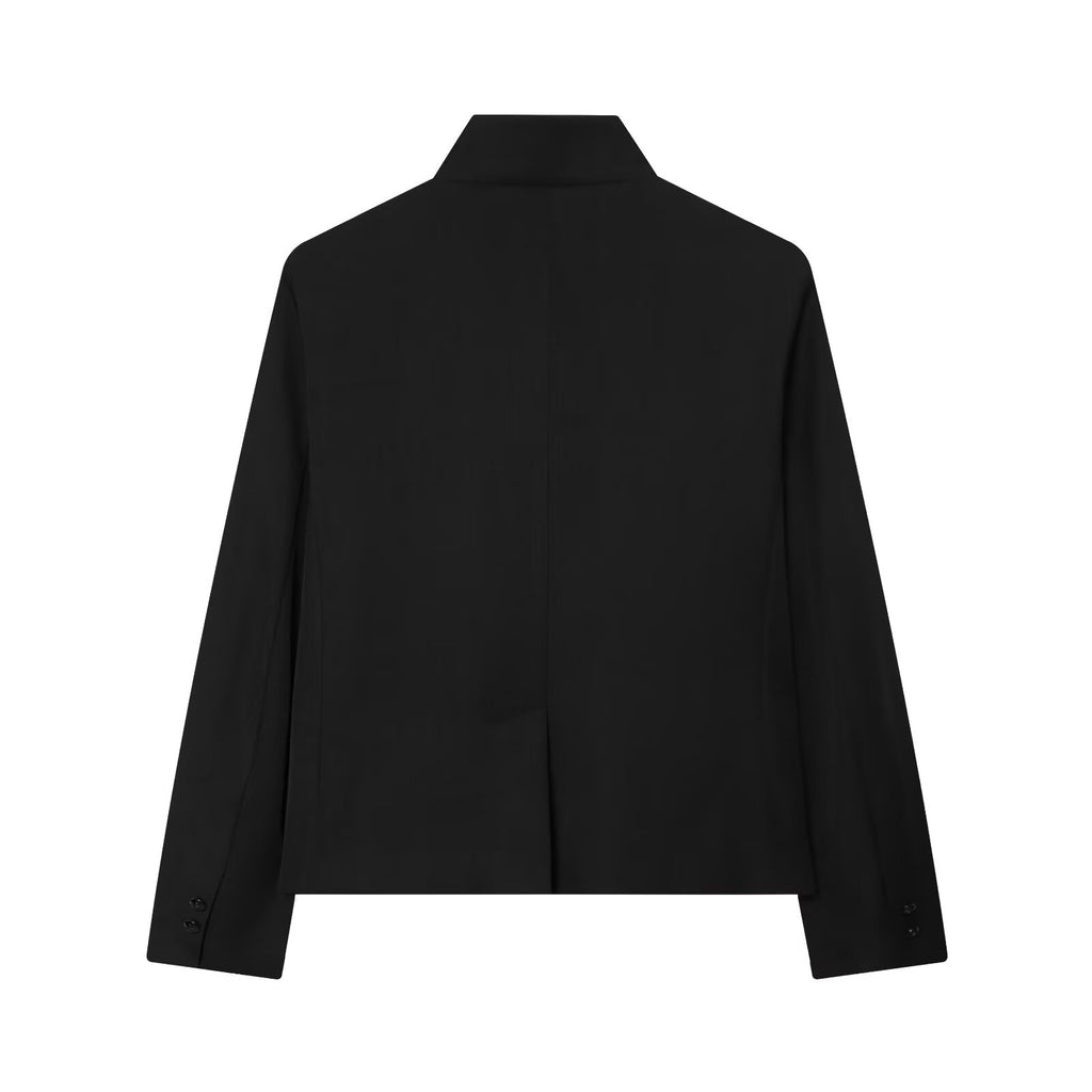 Women's casual high neck Blazer Coat