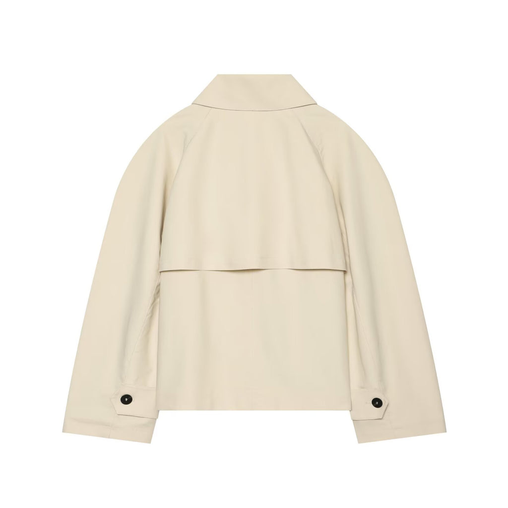 Women's loose short windbreaker Coat