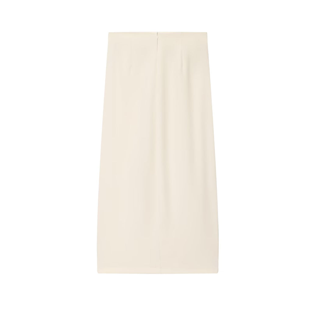 suit Women's 2 pieces sleeveless V-neck top+Skirts