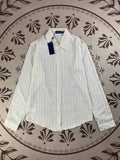Women's New Fashion Joker Embroidered Cotton Striped Sunscreen Shirt