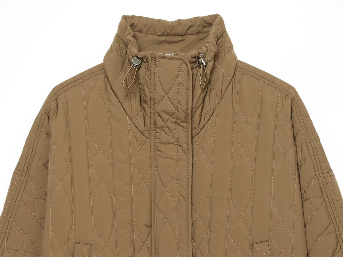 Women's standing collar cotton jacket Coat