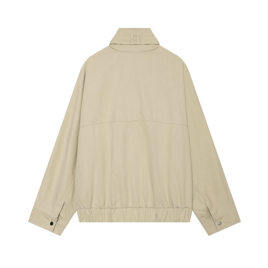 Women's standing collar loose pilot jacket Coat