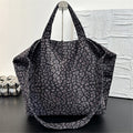 Women's new fashion canvas bag retro Leopard large-capacity shoulder bag