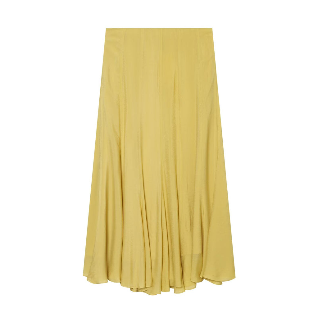 2026 women's casual pleated MIDI skirt