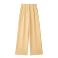 Women's pleated casual wide leg pants