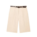 Women's With Belt casual Long style shorts