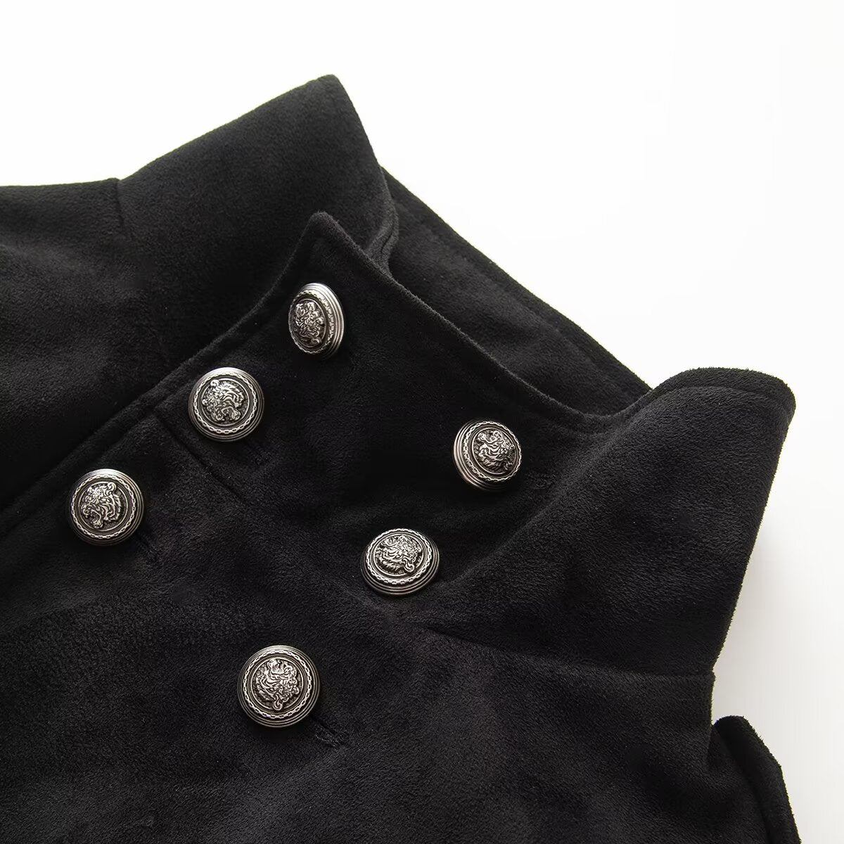Women's slim Double-Breasted Stand-collar Jacket