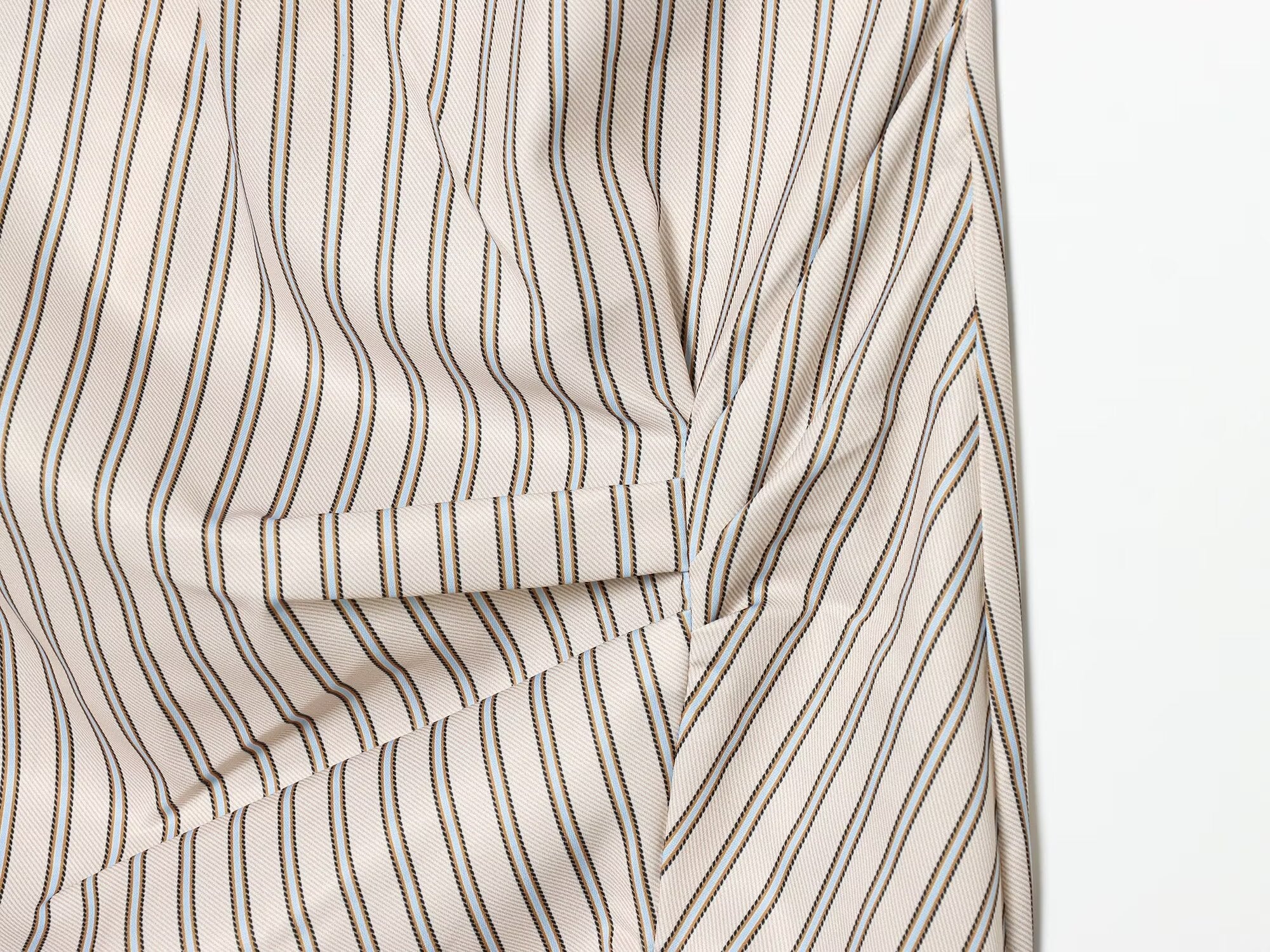 Women's striped lace mini dress