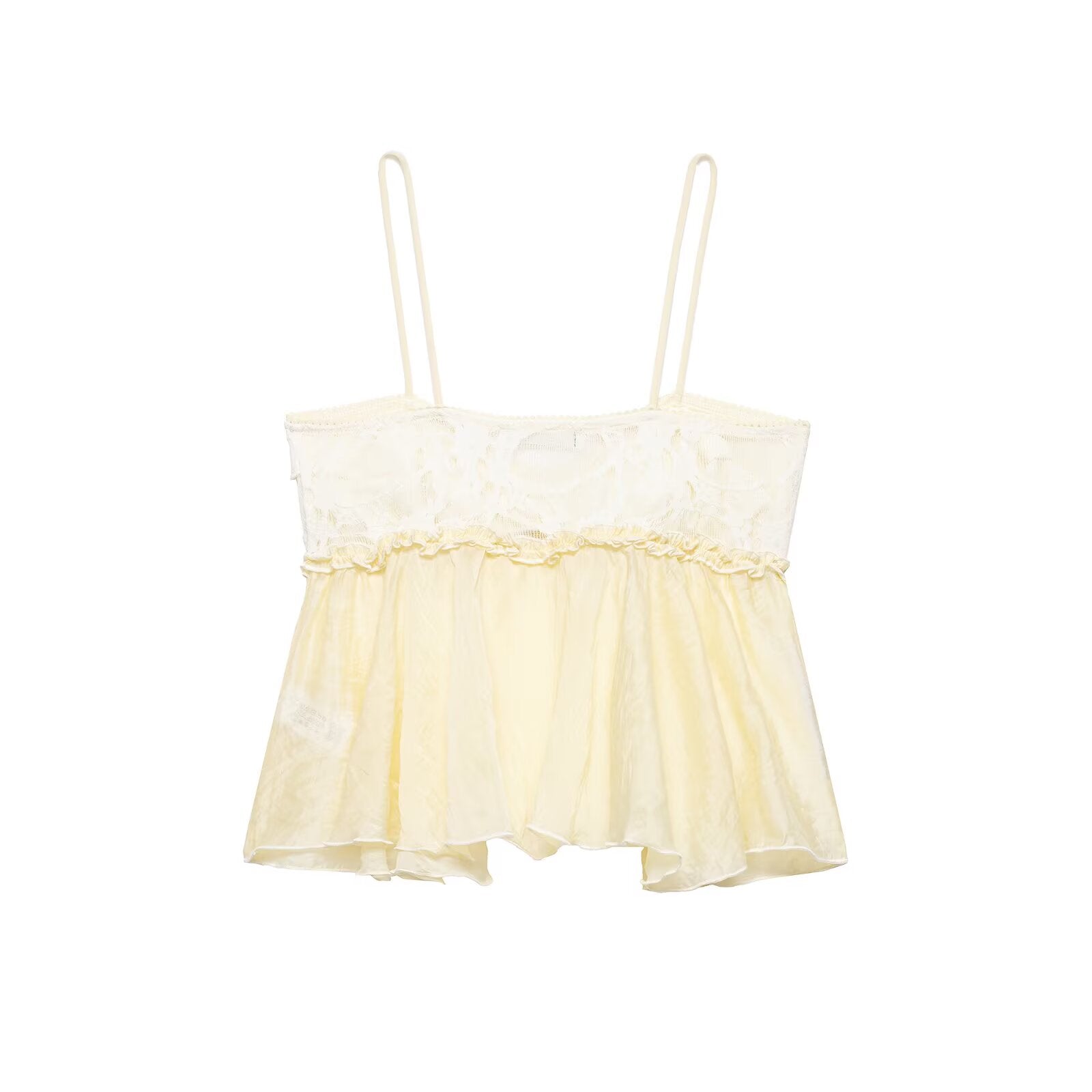 Women's new fashion lace stitching camisole