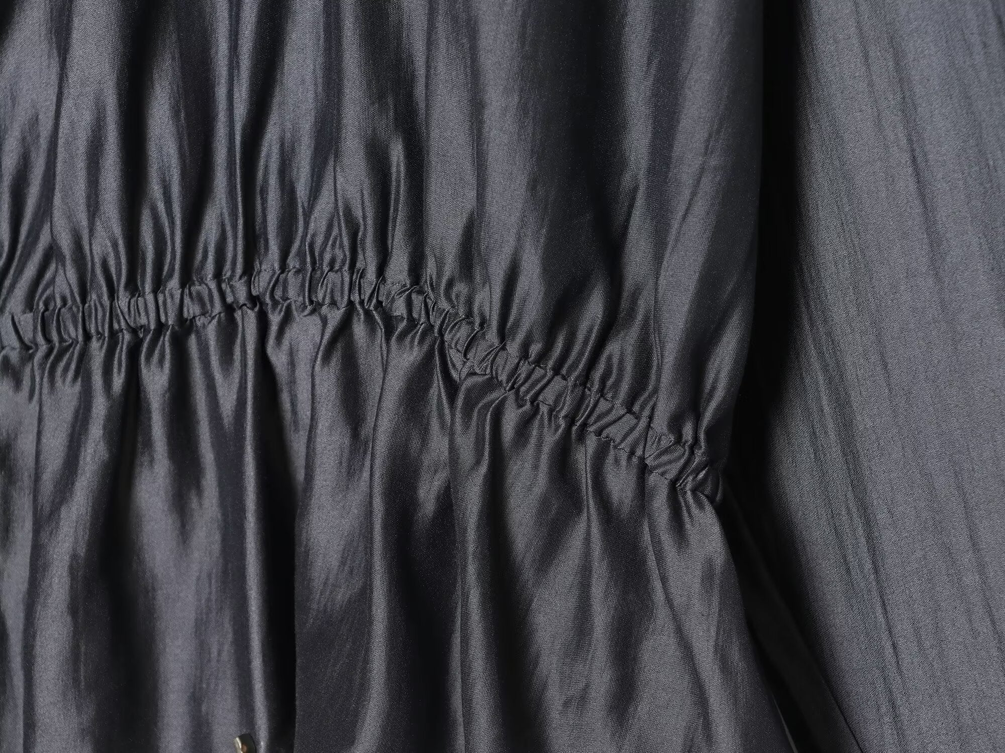 Women's lace up decorative casual draped shirt