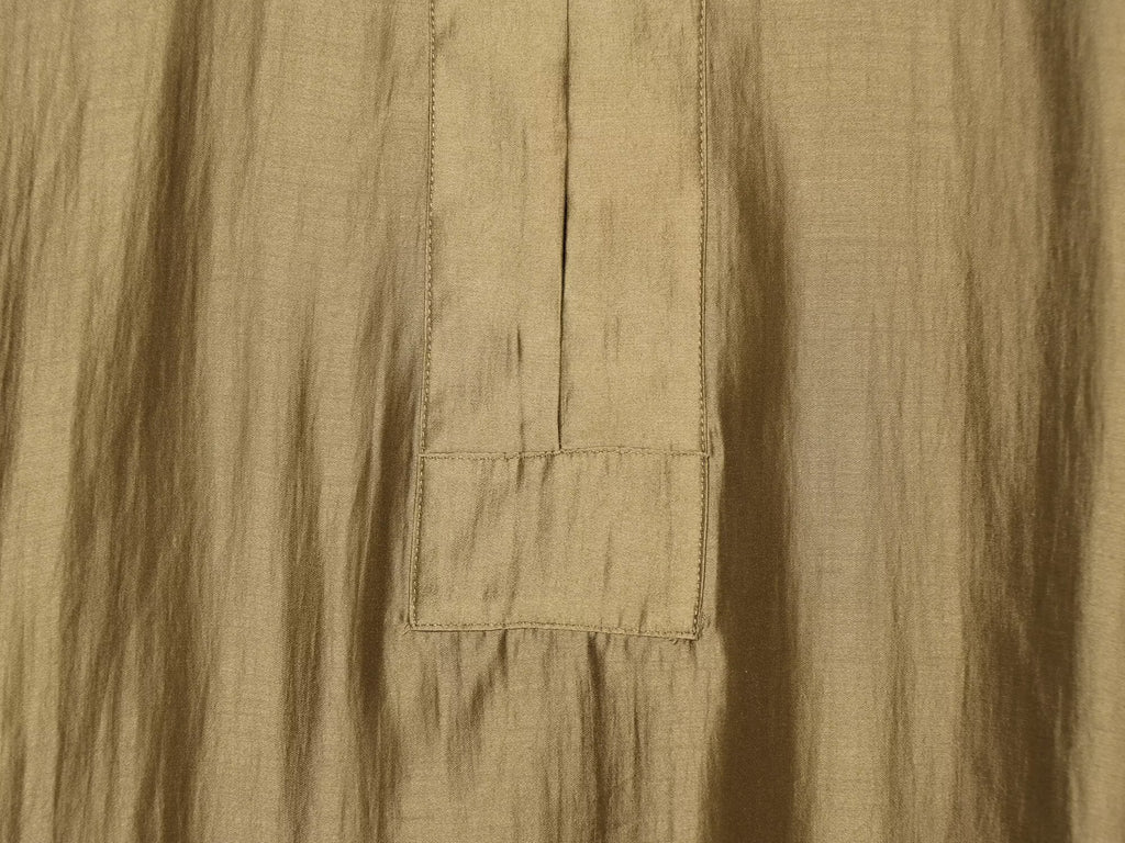 Women's loose satin textured casual shirt