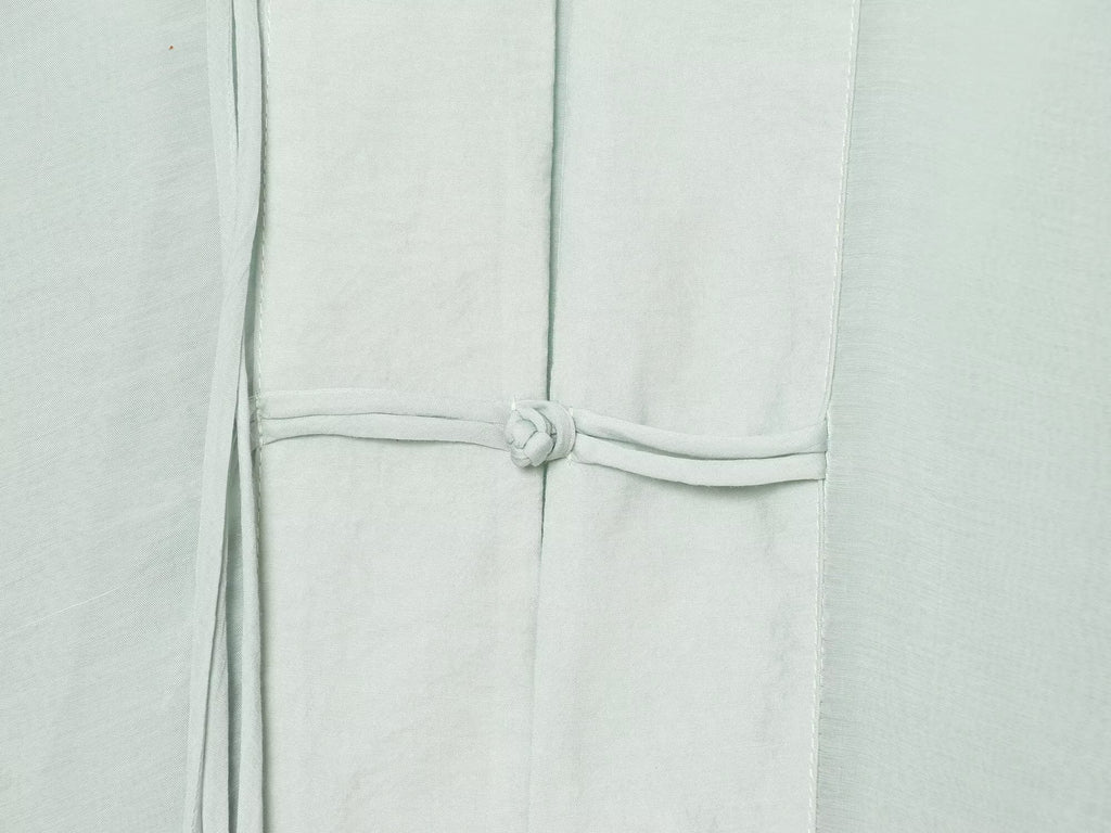 Women's knot-decorated drop-style shirts