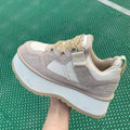 Women's new casual platform-raised lace-up shoes