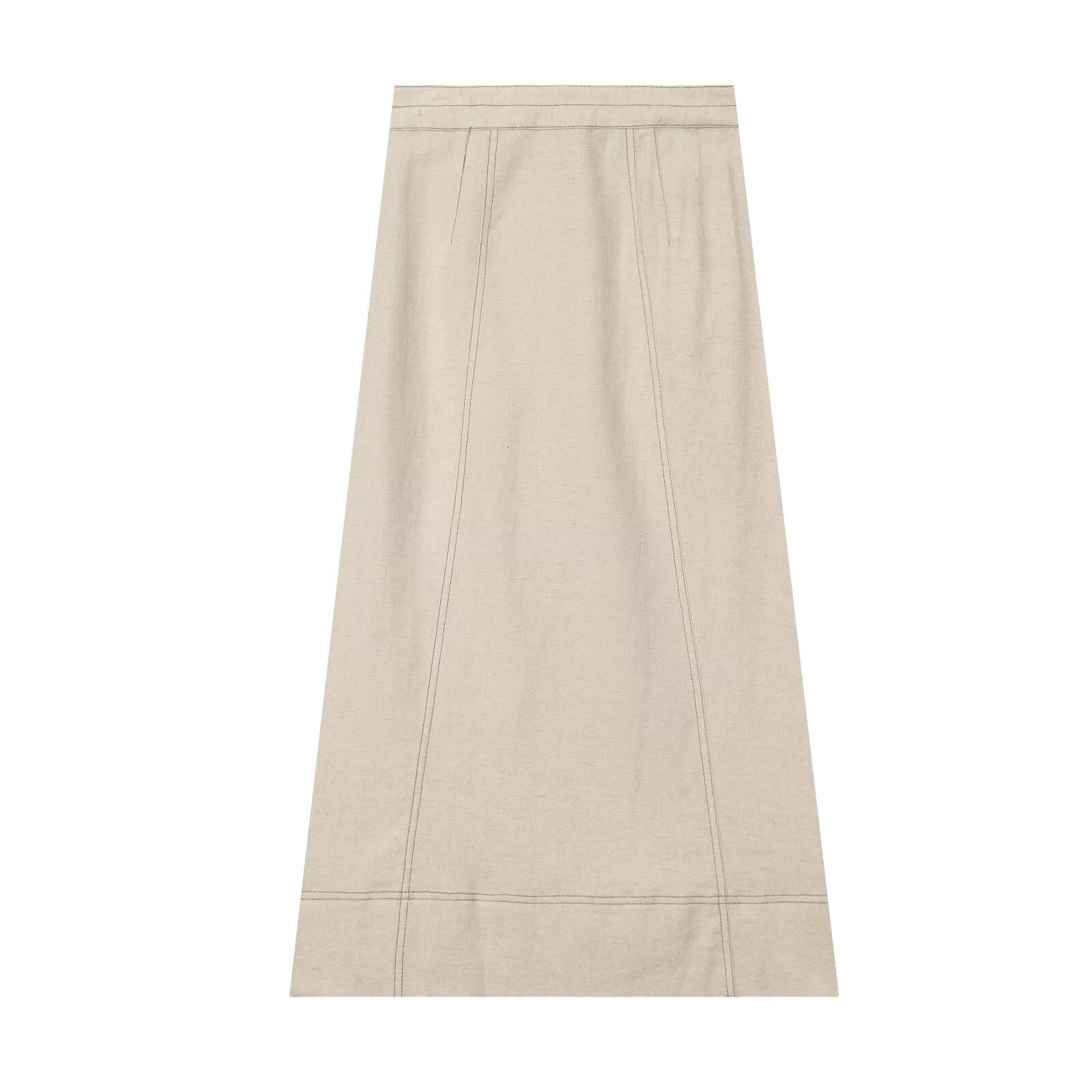 suit Women's 2 pieces Short Line Blended sleeveless Top+skirt