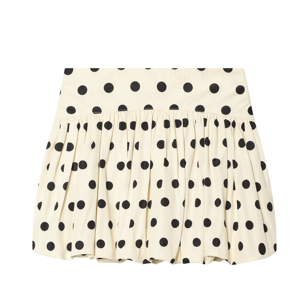 Women's balloon shaped polka dot skirt pants