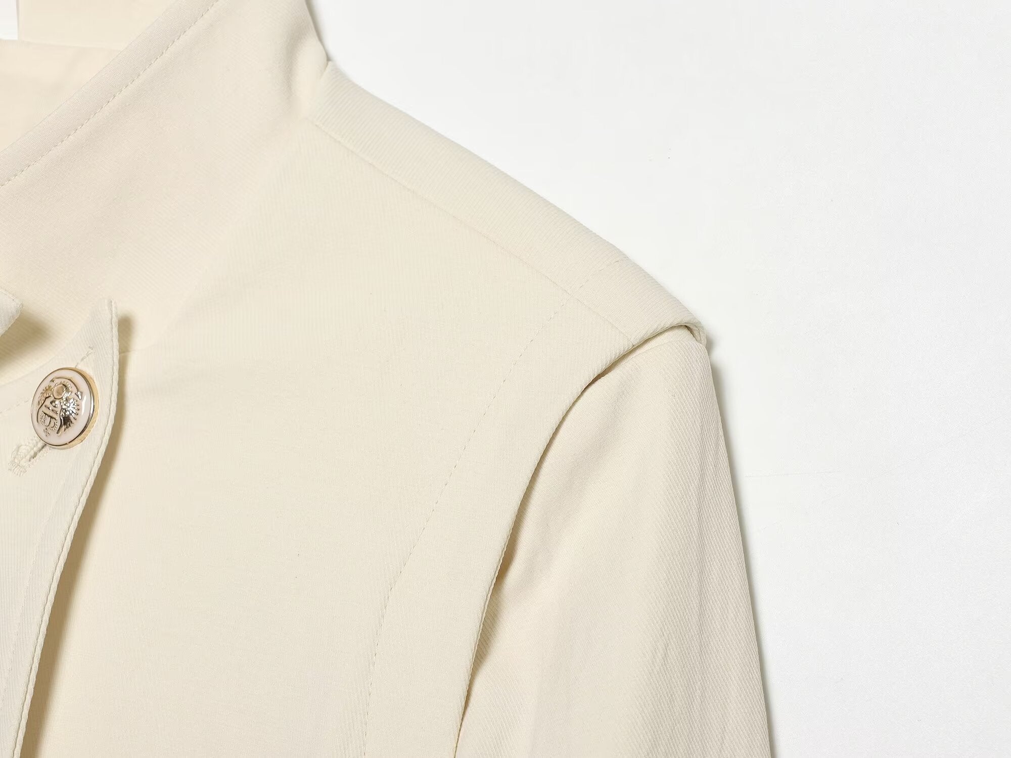 Women's short standing collar Blazer Coat