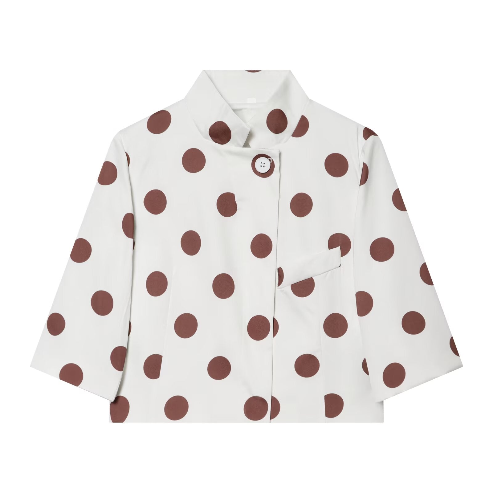 Women's short standing collar Blazer Coat