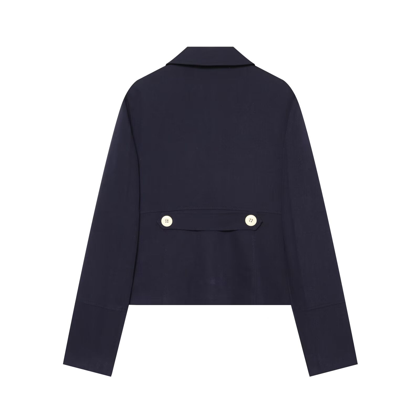 Women's contrasting button slim Blazer Coat