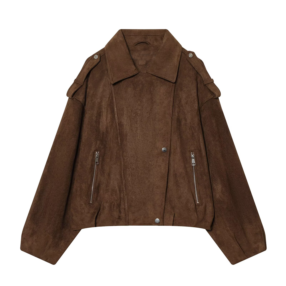 Women's Anti suede effect loose jacket Coat
