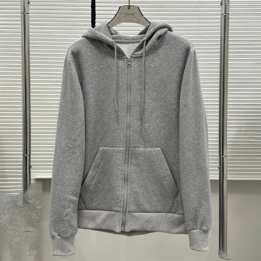 Women's new casual loose fleece hooded sweater
