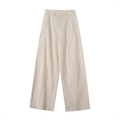 Women's loose linen blended casual pants
