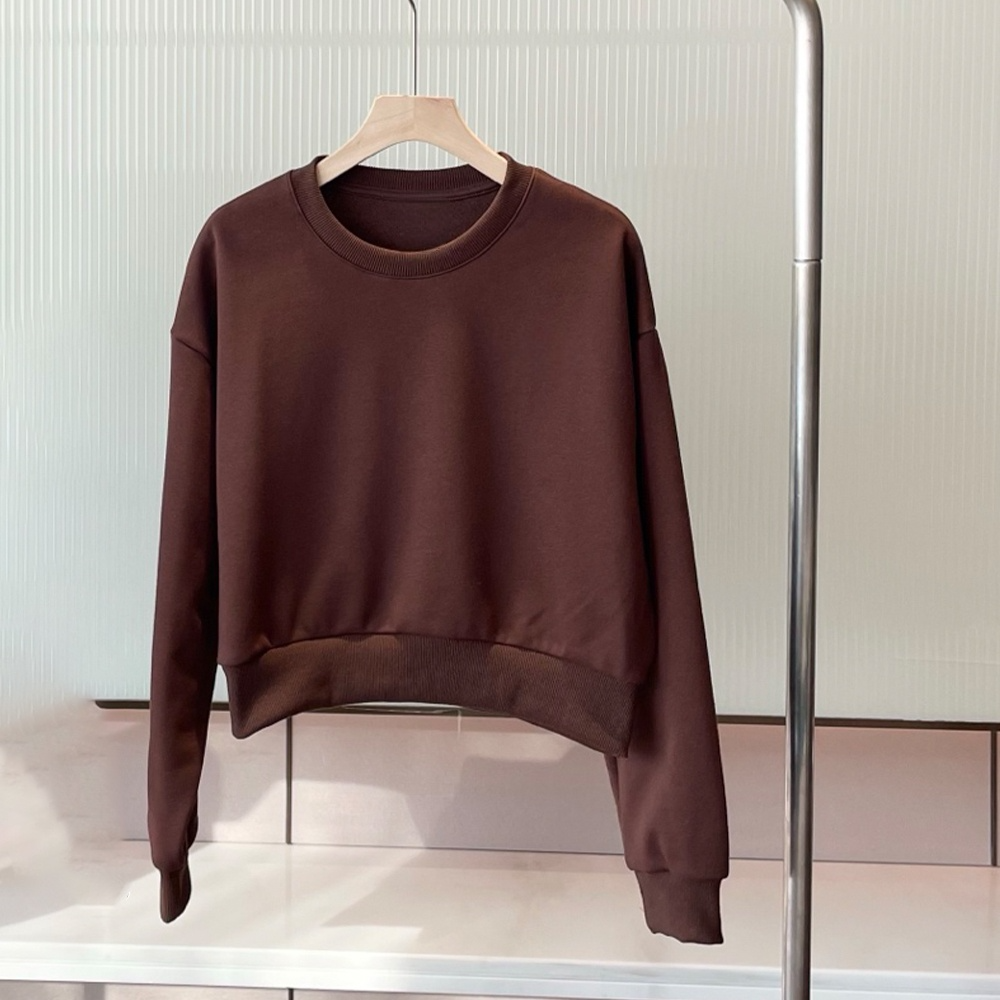 Women's new casual O-neck short sweater