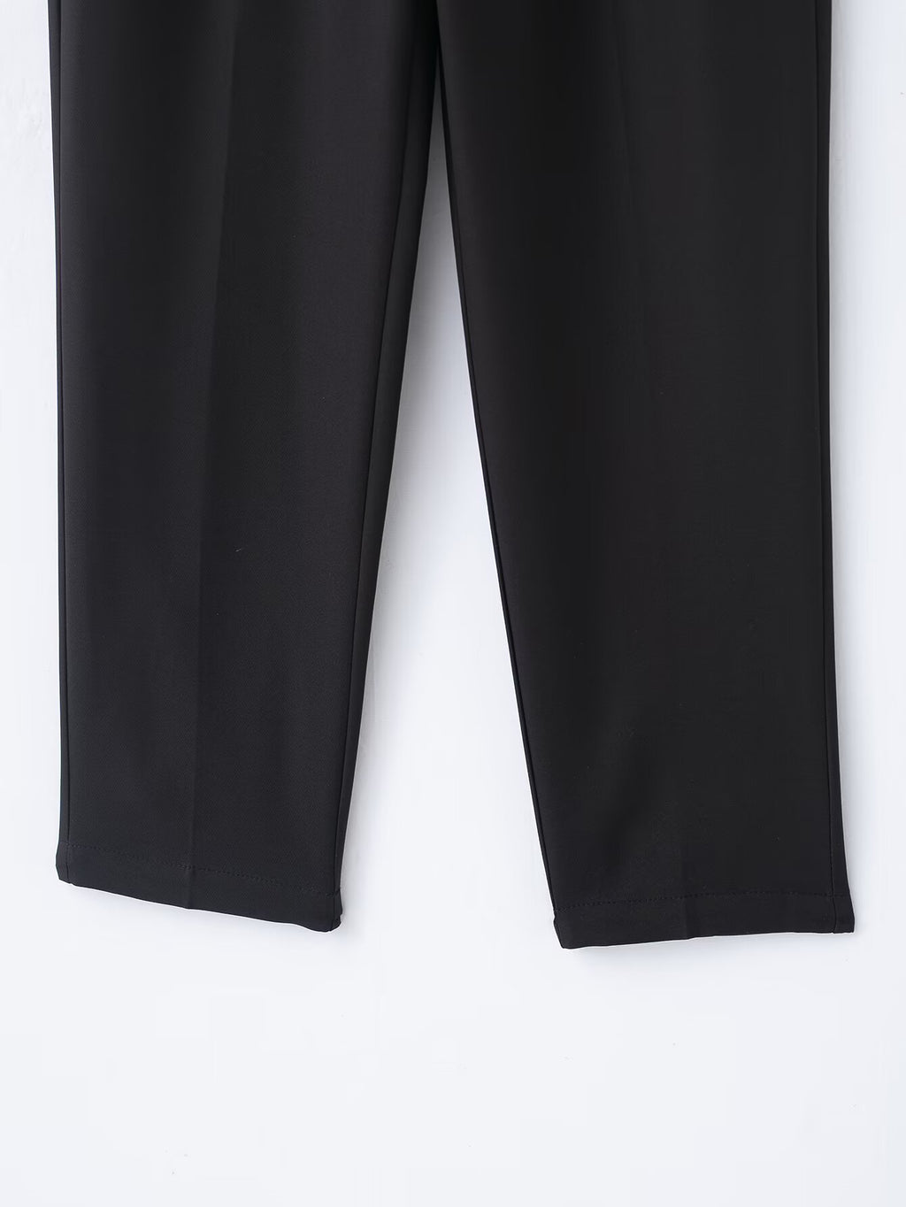 Women's With Belt casual straight high waisted pants