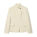Women's casual stand collar Blazer Coat
