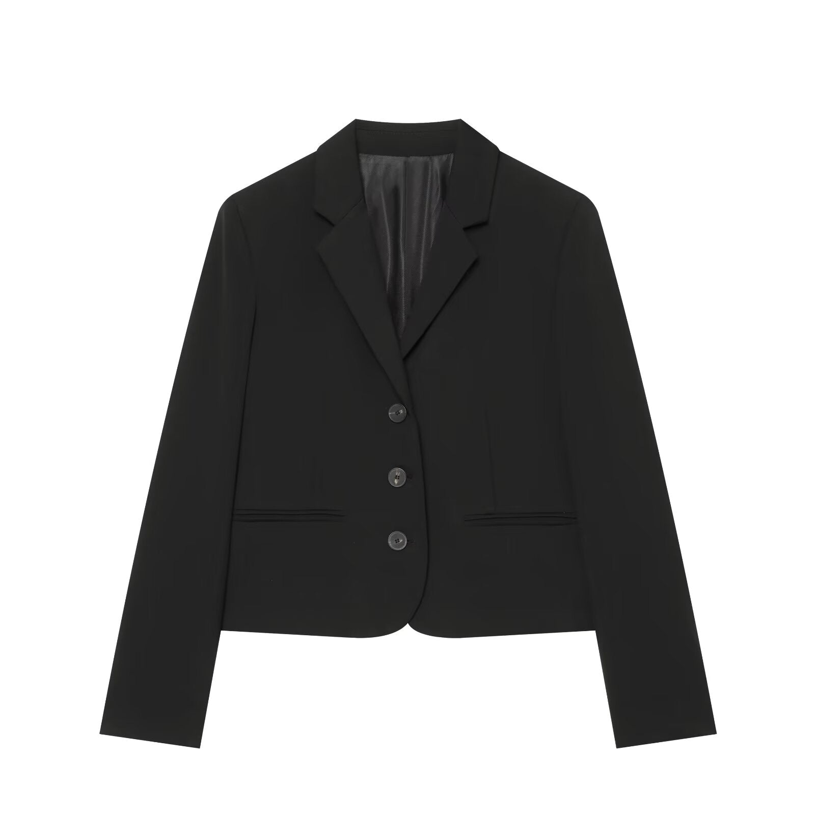 suit Women's 2 pieces short single breasted Blazer Coat+split flared pants