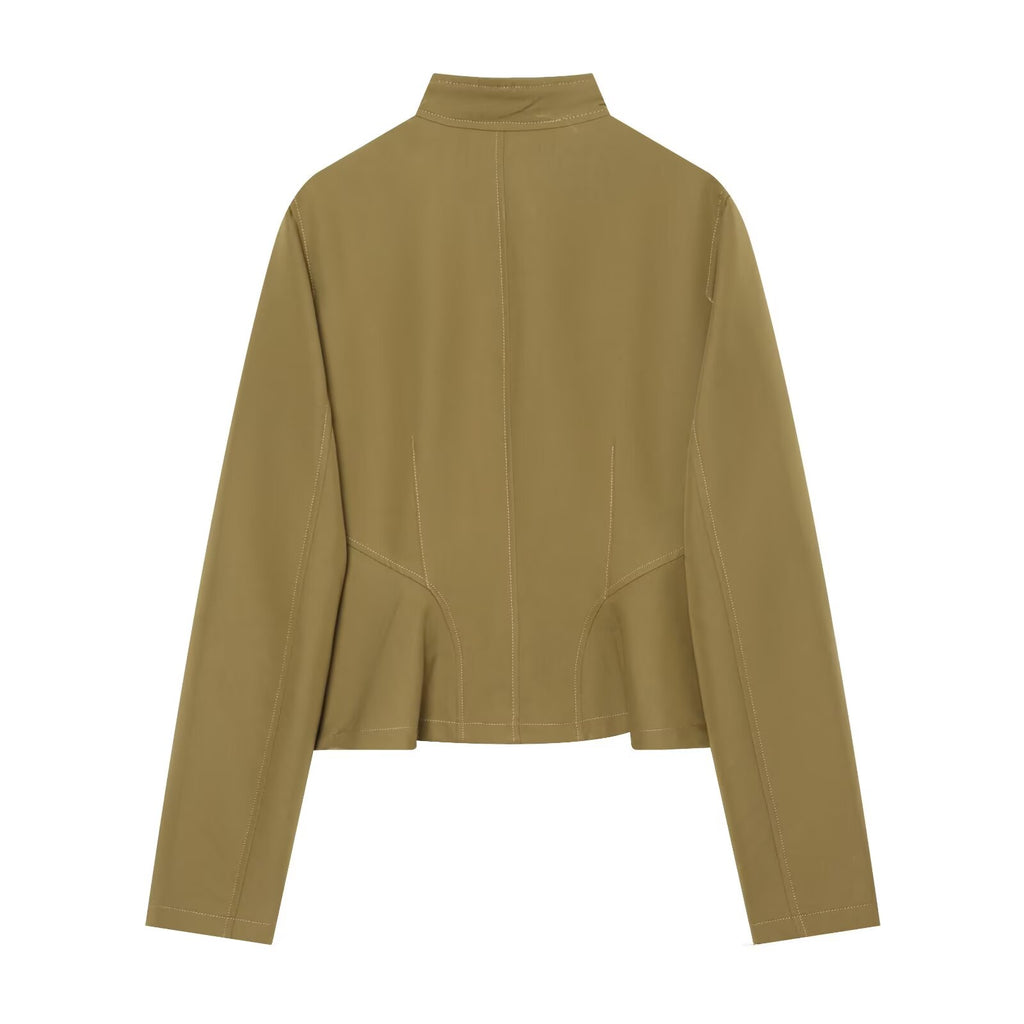 Women's slim short skirt style jacket Coat