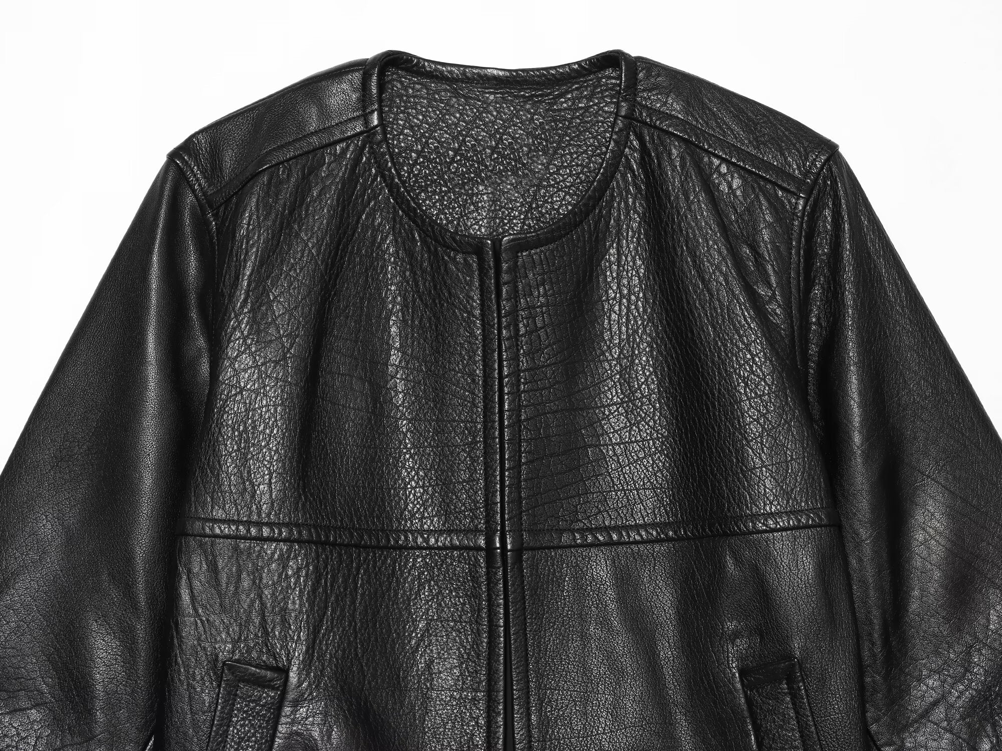 Women's soft faced faux leather short jacket Coat