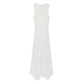 Women's lace decoration sleeveless MIDI dress