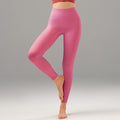 Pocket Women's New Nude Sweat-wicking Breathable Waist-lifting Hip Slim Slimming Fitness Pants