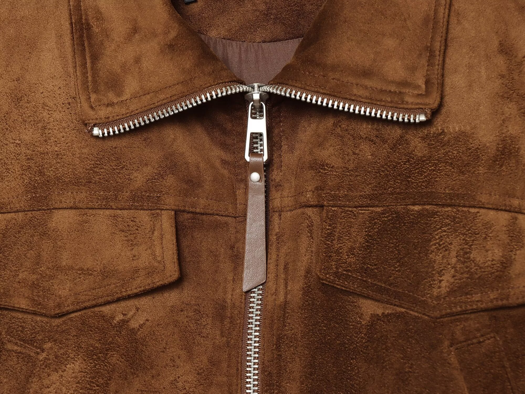 Women's suede textured drawstring short Coat