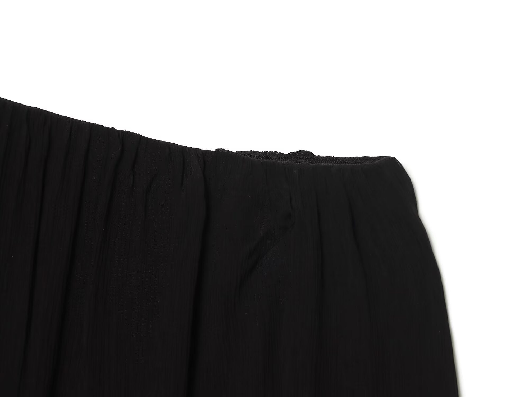 Women's loose sloping shoulder irregular top