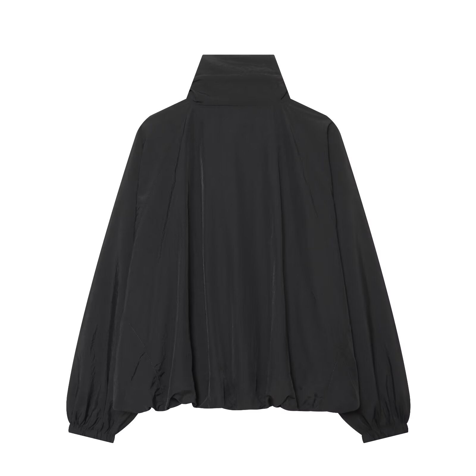 Women's casual large silhouette nylon Coat