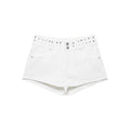 Women's low waisted star denim shorts