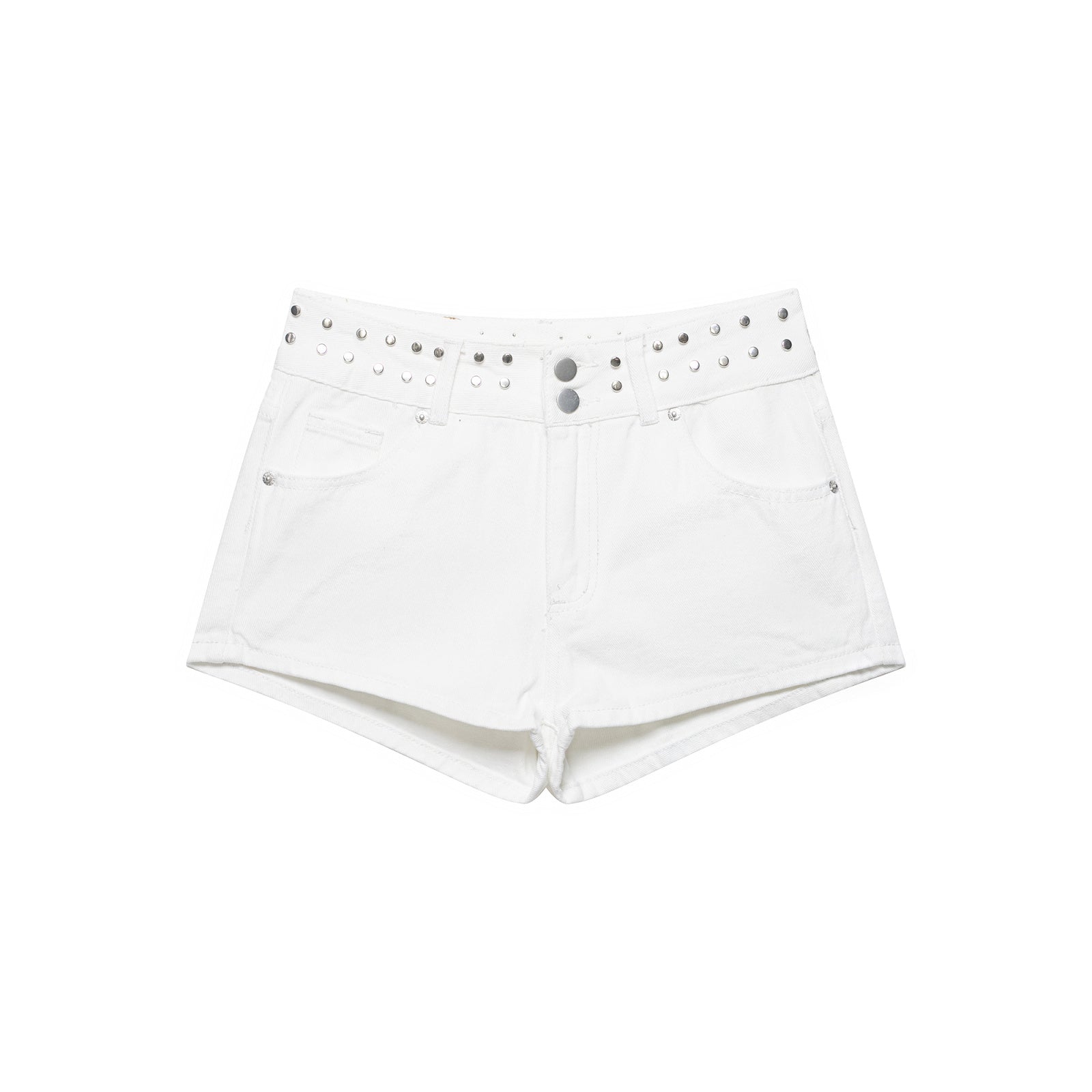 Women's low waisted star denim shorts