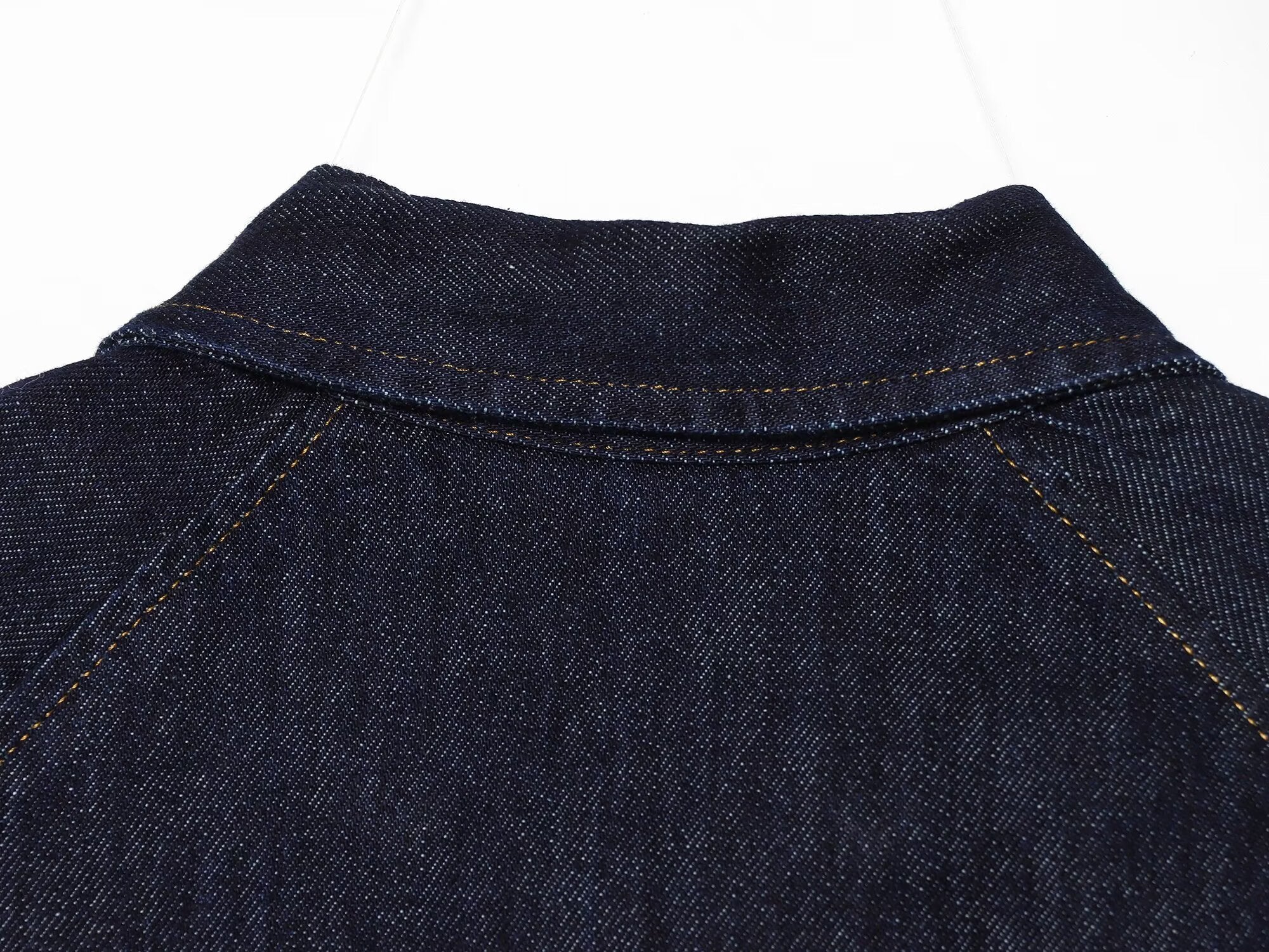 Women's rope knot decorative denim Coat