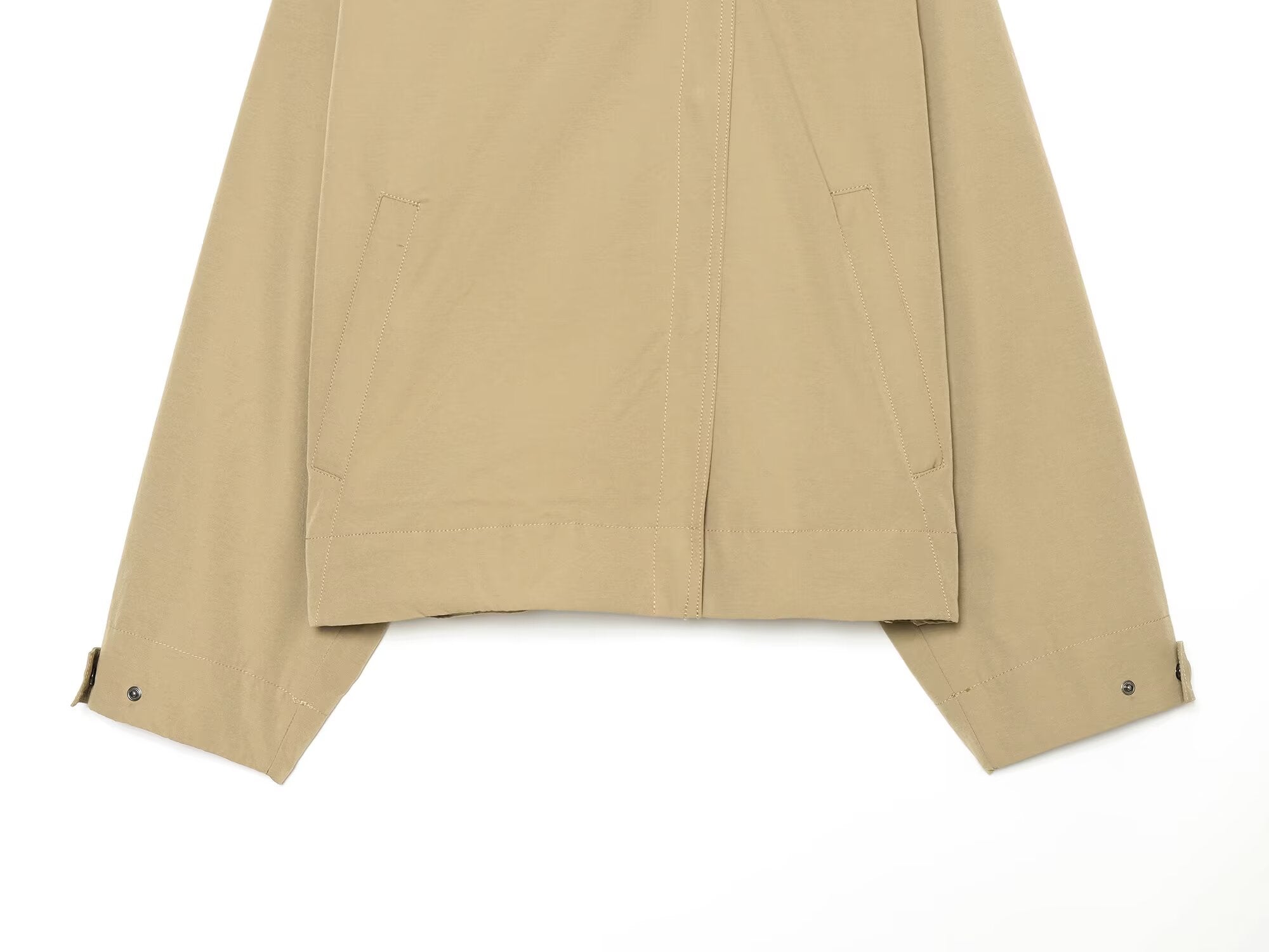 Women's casual lapel windbreaker jacket
