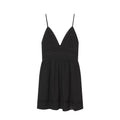 Women's embroidered suspender mini dress