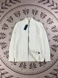 Men's and women's new casual Joker zipper twist sweater