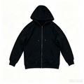 Women's new leisure hooded zipper design sweater coat