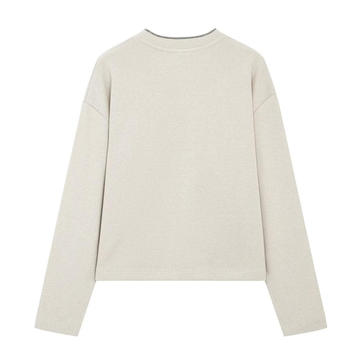 suit Women's 2 pieces contrasting striped soft texture sweatshirt+Pants